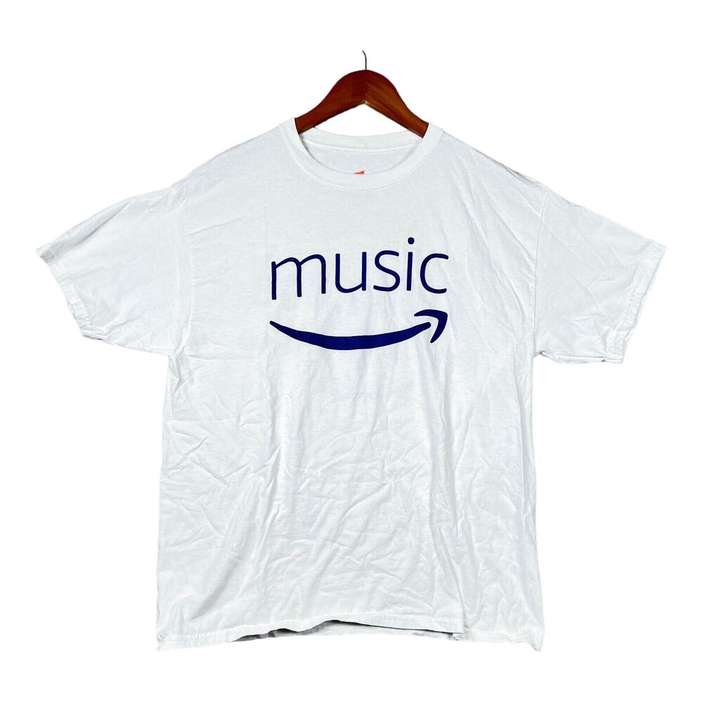 Garth Brooks Trisha Yearwood 2017 T Shirt World Tour Amazon Music White Rare L